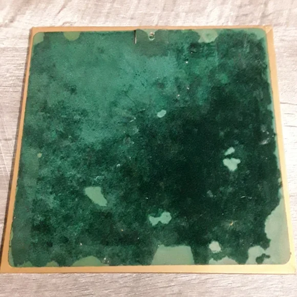 Henk Bos apples & cherries litho trivet, 1960 - Picture 4 of 5